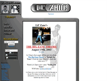Tablet Screenshot of lil-zane.com